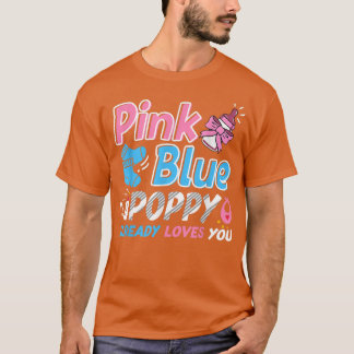 Camiseta Papoila Cor-De-Rosa Ou Azul Ama Sua Revelação De G