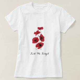 Camiseta Papoila da relembrança do dia de armistício