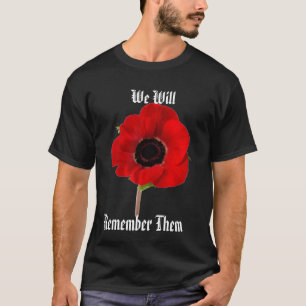 Camiseta Papoila, nós, para recordá-los