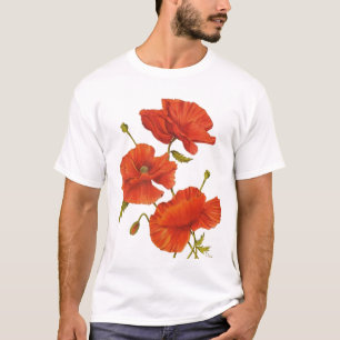 Camiseta Papoilas do t-shirt