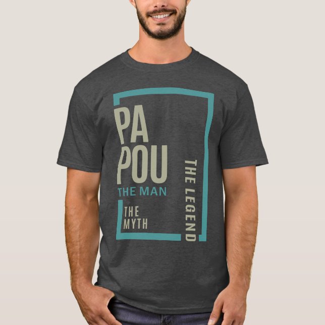 Camiseta Papou O Mito (Frente)