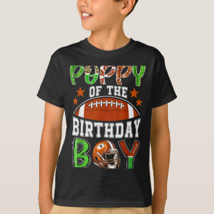 Camiseta Papoula da família da festa de futebol do menino a