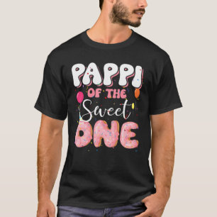 Camiseta Pappi Da Família B-Da De Aniversário Um donut 1 Ru