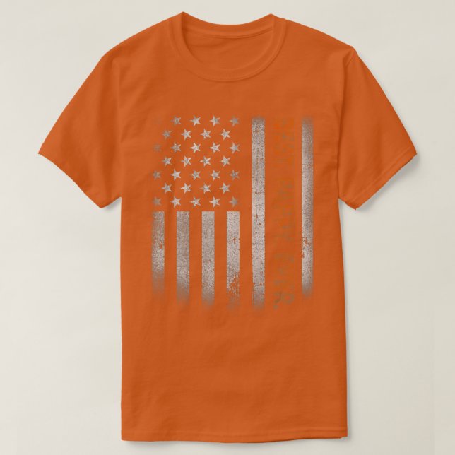 Camiseta Pappy American Flag Dia de os pais Para Pappy De D (Frente do Design)