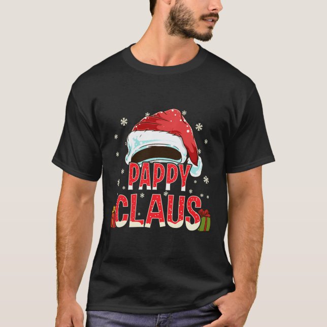 Camiseta Pappy Claus Group Oferece Presentes Correspondente (Frente)