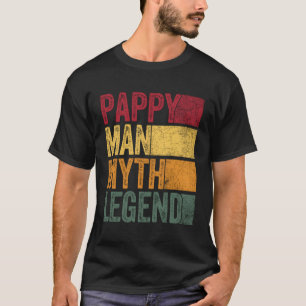Camiseta Pappy O Homem O Mito O Dia de os pais Da Lenda Gif