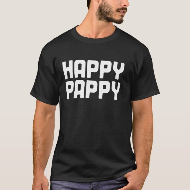 Camiseta Pappy Padre Dotou Papá da neta Gr (Frente)