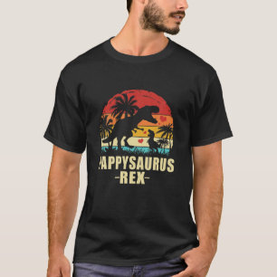 Camiseta Pappysaurus T Rex Dinosaur Pappy Surus Mat