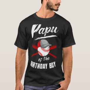 Camiseta Papu Da Festa De Beisebol Do Aniversário Celeb