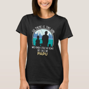 Camiseta Papu Neta Pescando Juntas Amigas Para Sempre