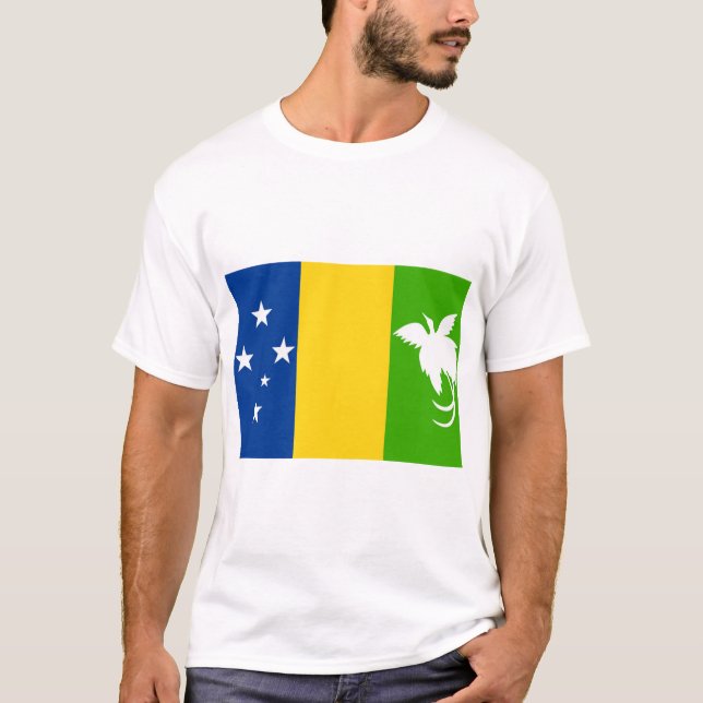Camiseta Papua-Nova Guiné - Bandeira Nacional - 1970-1971 (Frente)