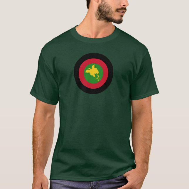 Camiseta Papua-Nova Guiné - símbolo de país roundel aviat (Frente)