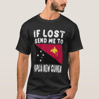 Camiseta Papua Nova Guiné Sinalizador Se Perdido Me Envia P