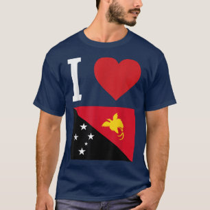 Camiseta Papua-Nova Guiné Sinalizador T-Shirt