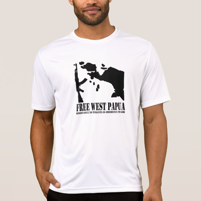 Camiseta Papua ocidental livre (Frente)
