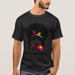 Camiseta Papuan Afro Hair Papua Nova Guiné Raízes