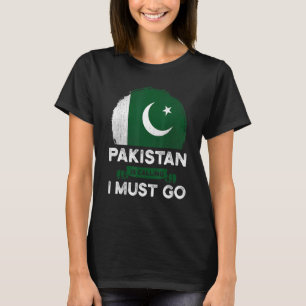 Camiseta Paquistão chama eu devo ir para Heritage Pakistani
