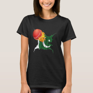 Camiseta Paquistão Cricket Fan Cricket Ball