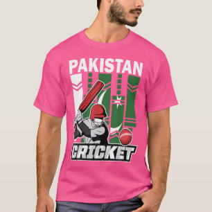 Camiseta Paquistão Cricket Fans Pakistani Flag Cricket Play