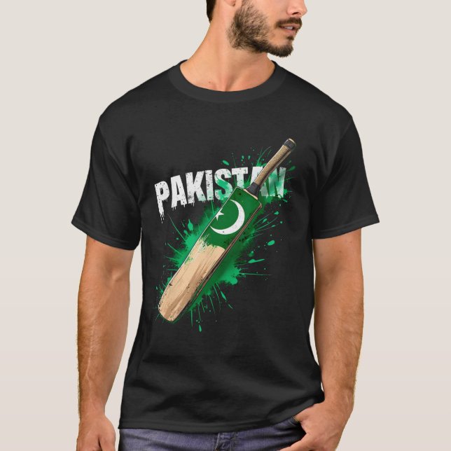 Camiseta Paquistão Críquete T 1  (Frente)
