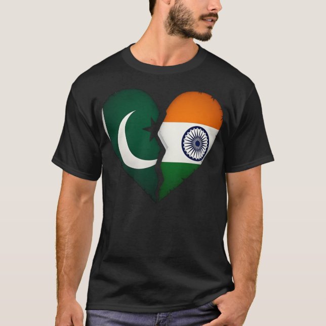 Camiseta Paquistão - Índia Heart (Frente)