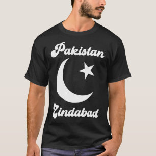 Camiseta Paquistão Zindabad Dil Pakistani Heart Flag Proud
