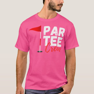 Camiseta Par Crew Engraçado Golfe Tambor Da Família Golfer