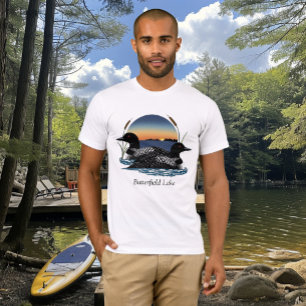 Camiseta Par de Mergulhões do Lago Butterfield