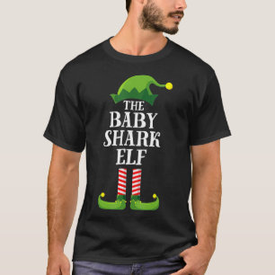 Camiseta Par de Natal do Grupo Familiar do Elf do Bebê Shar