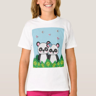 Camiseta Par de Pandas