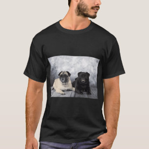 Camiseta Par de Pugs