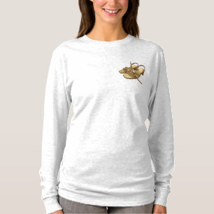 Camiseta Par de Saltos Dourados Pixelados