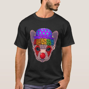 Camiseta Par de Tema de Gato do Fato de Carnaval de Sphynx