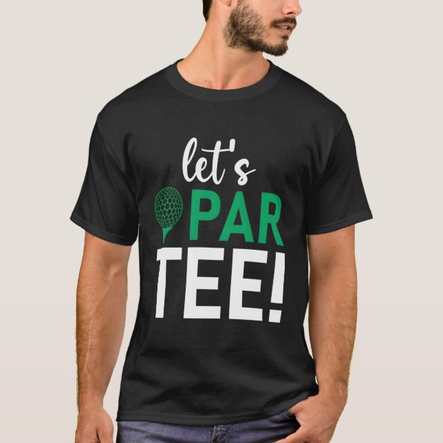 Camiseta Par de Vamos de golfe (Frente)