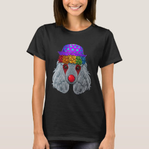 Camiseta Par do Tema do Cachorro do Carnaval de Poodle Circ