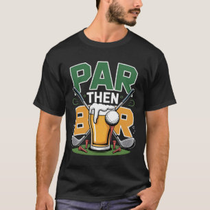 Camiseta Par Então Bar Golfe E Drinks Pós-Jogo Humor Amor