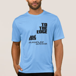 Camiseta Para a borda e para trás - sobrevivente de transp