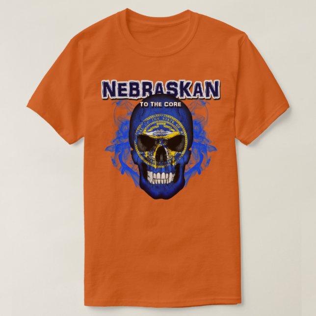 Camiseta Para A Coleção Principal De Nebraska (Frente do Design)