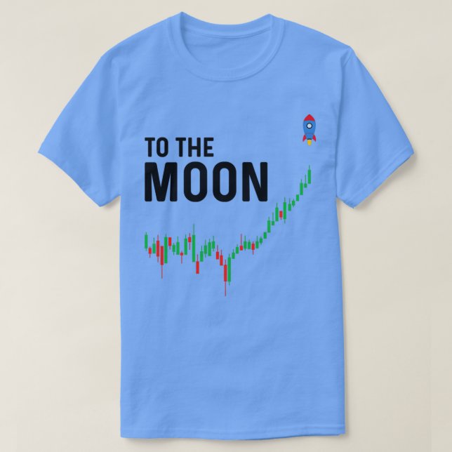 Camiseta Para A Criptomoeda Da Lua (Frente do Design)