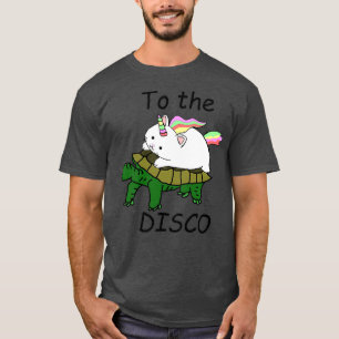Camiseta Para a discoteca Caticorn anda tartaruga