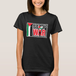 Camiseta Pára a Guerra - As Vidas Palestinas Importam - Lib