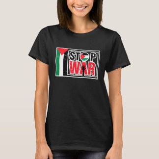 Camiseta Pára a Guerra - As Vidas Palestinas Importam - Lib