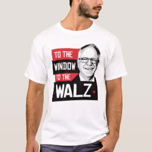 Camiseta Para a janela para o walz