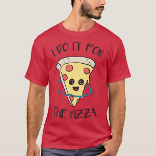 Camiseta Para A Malhação De Treinamento Pizza Hula Hooping