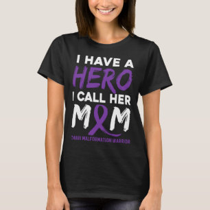 Camiseta Para a minha mãe Chiari Malformation Warrior
