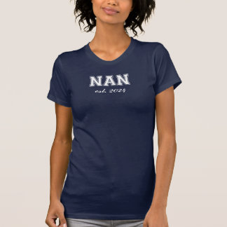 Camiseta para a Nova Avó/Vovó/Nana/Nan