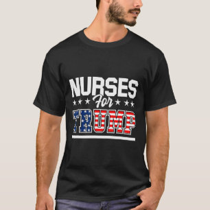 Camiseta Para a Trump America, Presidente 2020, Escrubos de