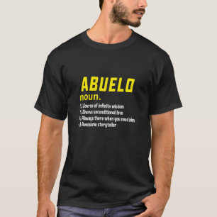 Camiseta Para Abuelo Definition Magnífico Legenda