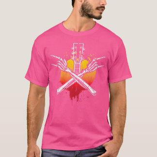 Camiseta Para Acústica Com Ventilador De Bass Musical Guita