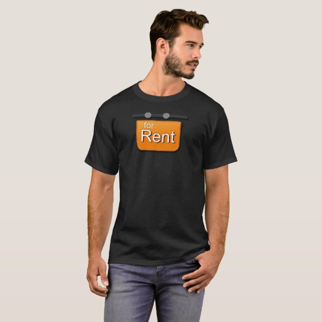 Camiseta Para alugar camisa, para venda! (Frente Completa)